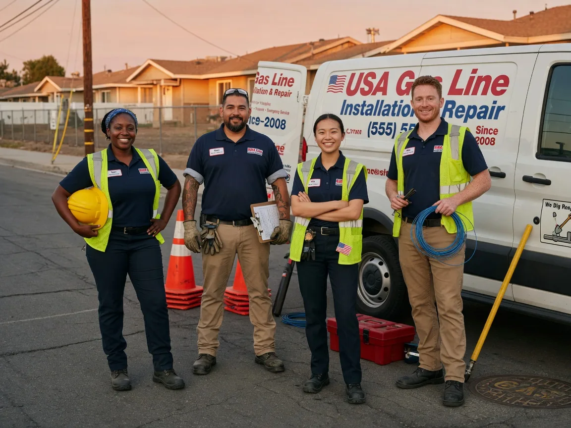 Gas Line Installation company in Sheyenne, ND